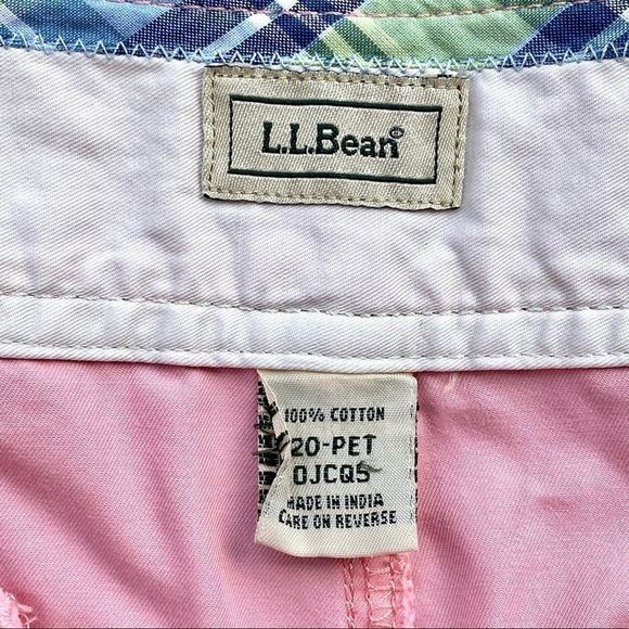 L.L. Bean Pink Cotton Wide Leg Capris Size XL - Picture 2 of 10